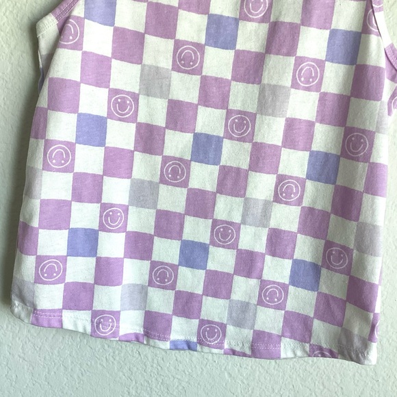 \Cat & Jack\ Kid’s Checkered Smile Tank - Picture 6 of 11